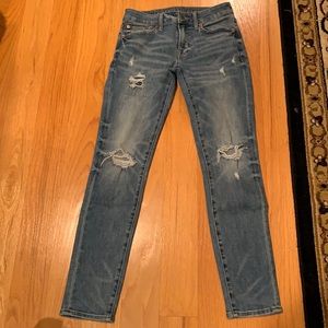 American Eagle Airflex distressed jeans.  29x32